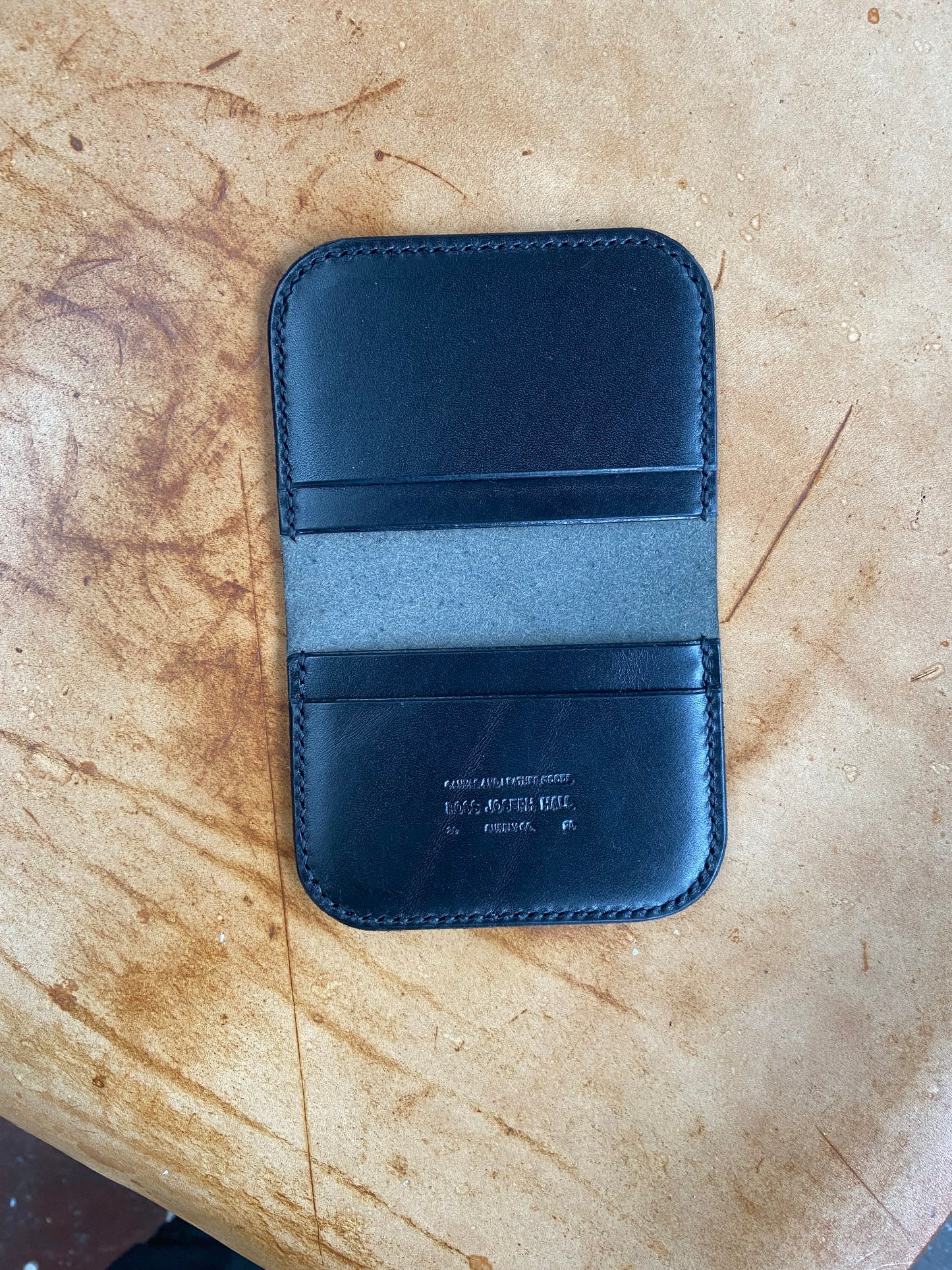 Large curve card holder