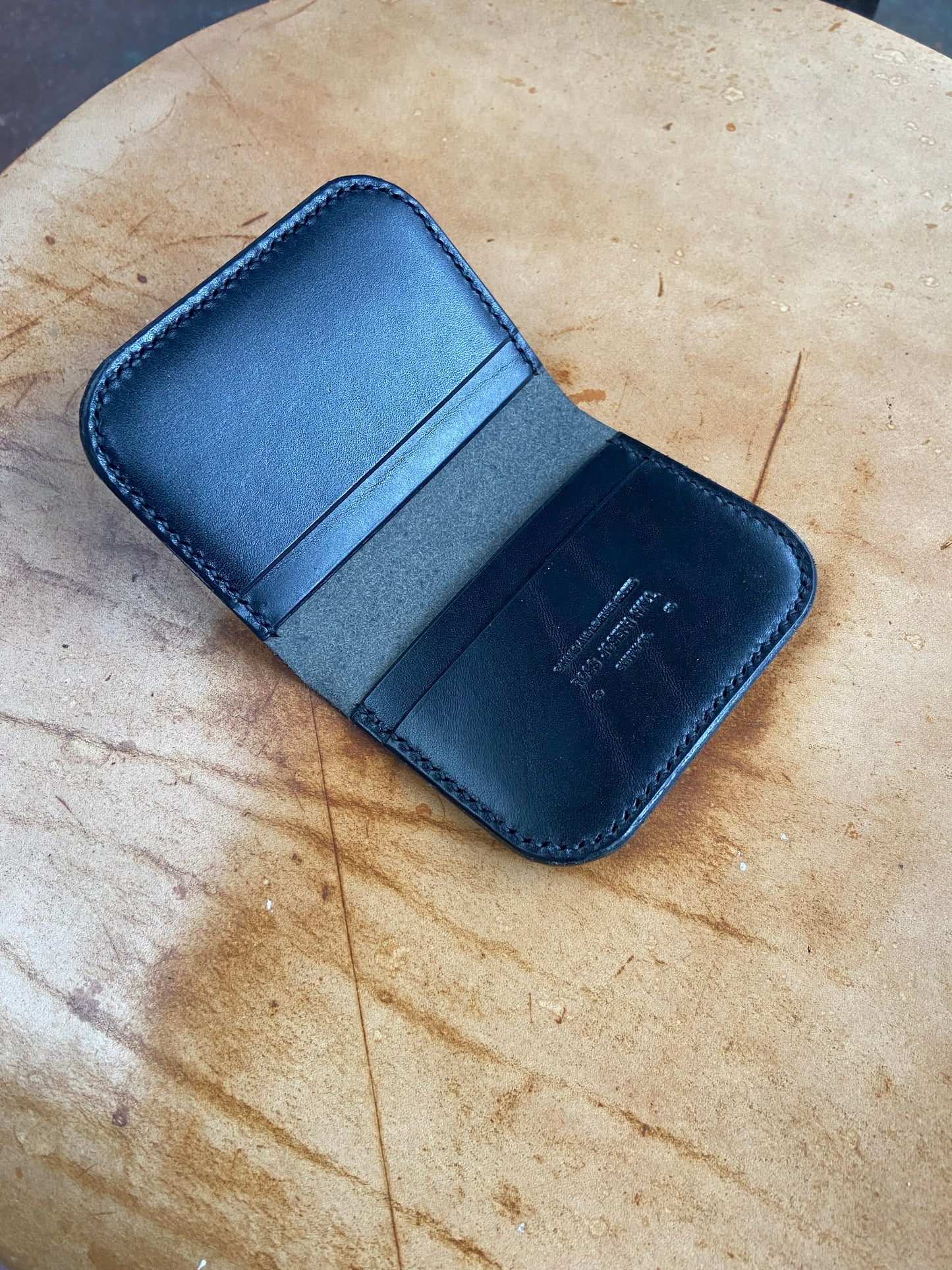 Large curve card holder