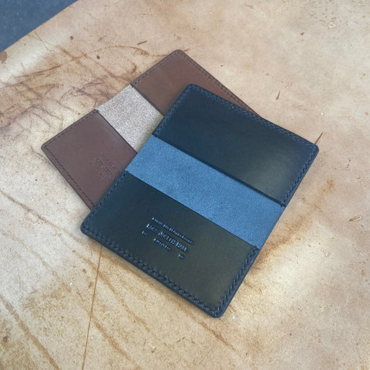 Minimal two slot card holder